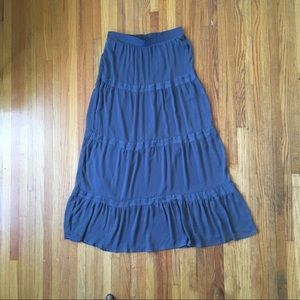 Gorgeous gray gauze/broomstick skirt. Size M
